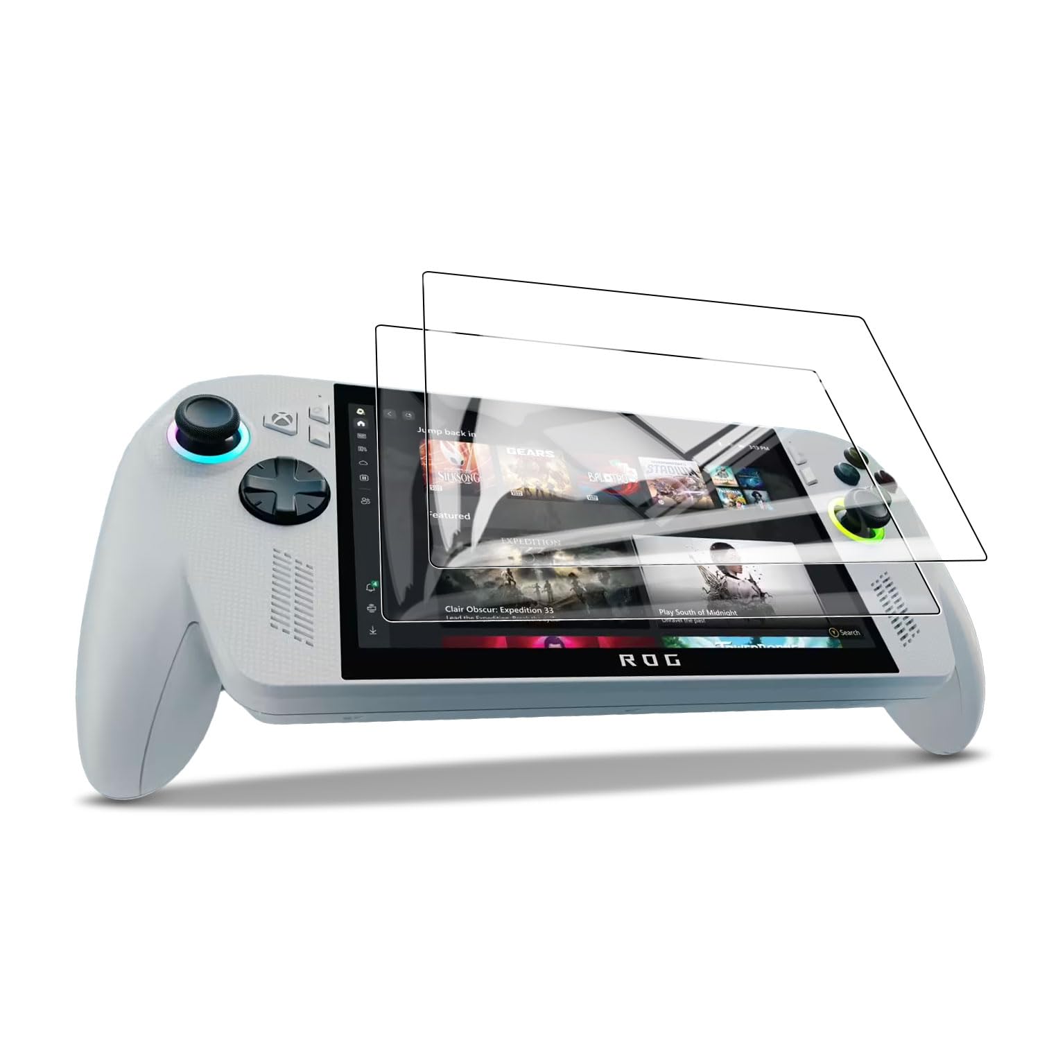 ASUS Rog Ally ガラスフィルム 2枚 液晶保護 高透過 自動吸着 Amazon | 【2枚入り】 For ASUS ROG Xbox Ally/ROG Xbox Ally X (2025